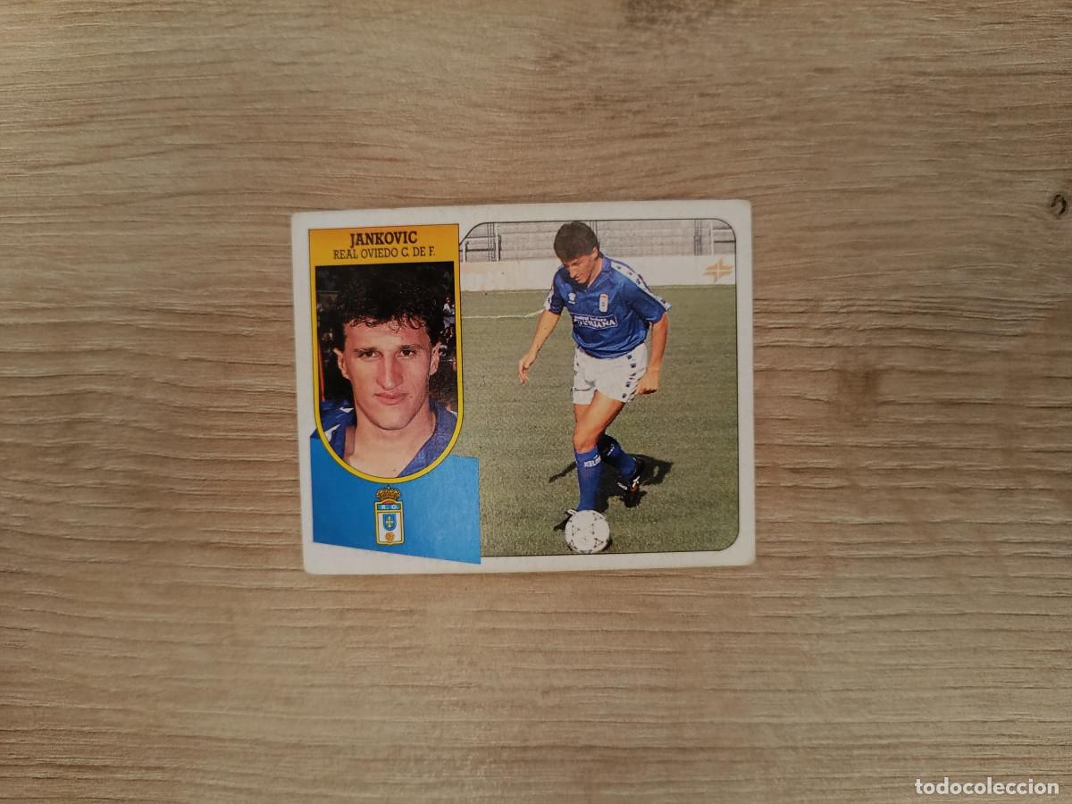 Fu&szlig;ball-Sticker: CROMO DE F&Uacute;TBOL LIGA ESTE JANKOVIC OVIEDO SIN PEGAR NUNCA PEGADO 91 92 1991 1992