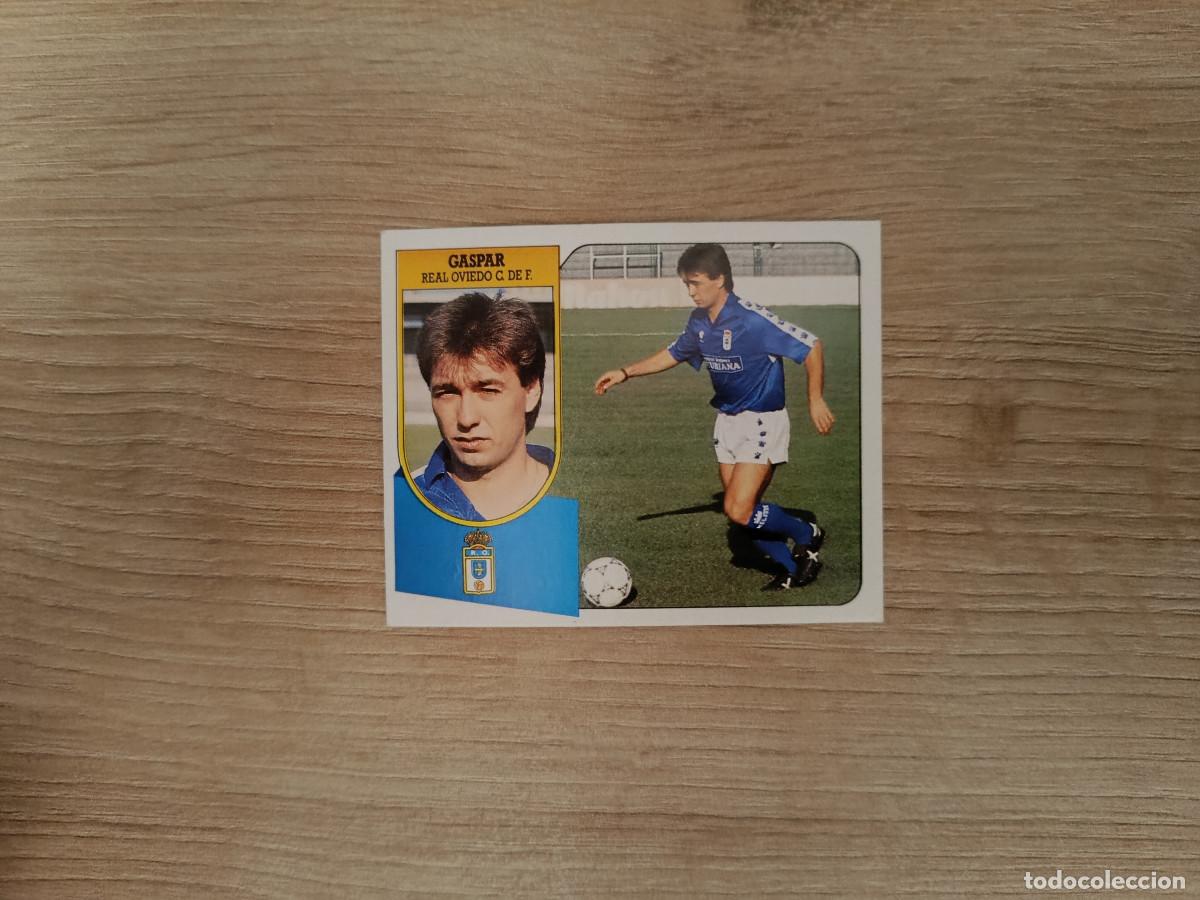 Cartes &agrave; collectionner de Football: CROMO DE F&Uacute;TBOL LIGA ESTE GASPAR OVIEDO SIN PEGAR NUNCA PEGADO 91 92 1991 1992