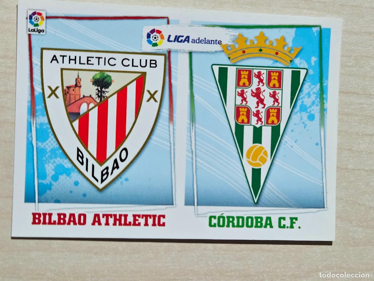 Football Stickers: N&ordm; 3 ESCUDO 2&ordf; DIVISION - ESTE 2015 16 - 15 16 - CROMO SIN PEGAR - BILBAO ATHLETIC CORDOBA