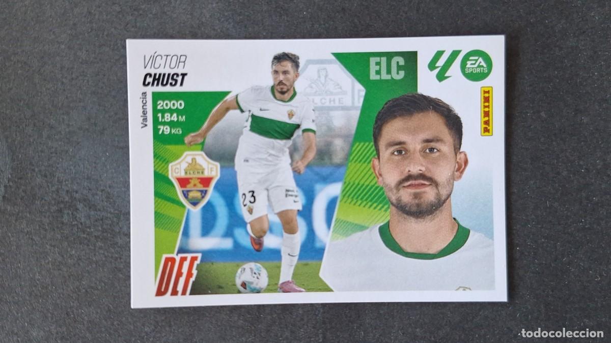 Fu&szlig;ball-Sticker: L3 CHUST ELCHE C. F. FICHAJE 25 LIGA ESTE 2025/2026 25 26 NUNCA PEGADO SIN PEGAR
