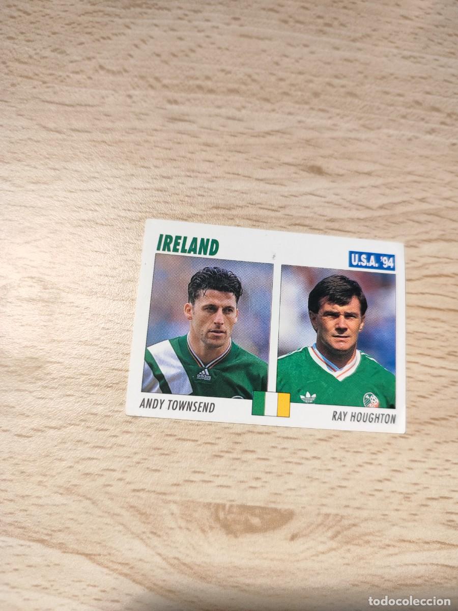 Football Stickers: 307 SERVICE LINE MUNDIAL USA 94 ANDY TOWNSEND / RAY HOUGHTON IRELAND IRLANDA 1994 WORLD CUP SL ITALY