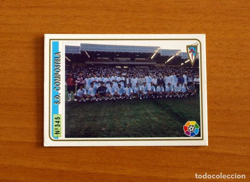 Cromos de f&uacute;tbol: Compostela -N&ordm; 345 Plantilla-Equipo -Mundicromo Las Fichas de la Liga 1994-1995-94-95