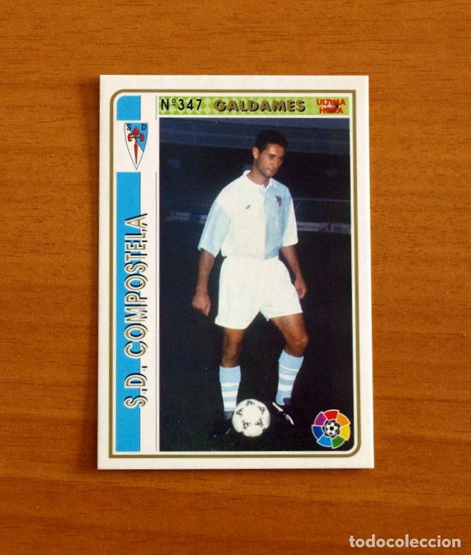 Fu&szlig;ball-Sticker: Compostela -N&ordm; 347 Galdames -&Uacute;ltima Hora -Mundicromo Las Fichas de la Liga 1994-1995-94-95