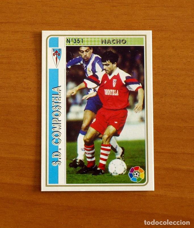 Fu&szlig;ball-Sticker: Compostela -N&ordm; 351 Nacho -Mundicromo Las Fichas de la Liga 1994-1995-94-95