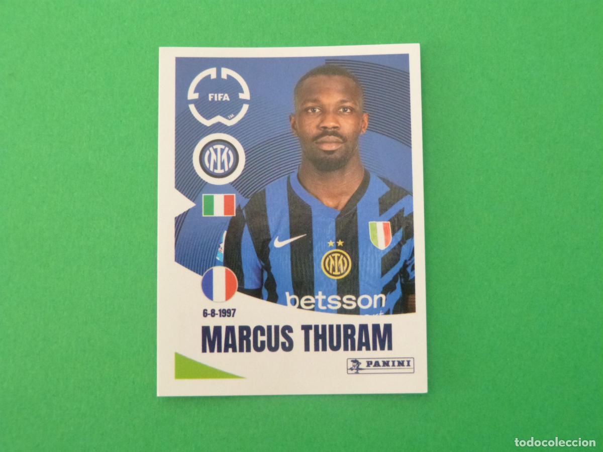 Fu&szlig;ball-Sticker: CROMO FUTBOL MARCUS THURAM INTER DE MILAN SIN PEGAR N&ordm; 333 CLUB WORLD CUP 2025 PANINI