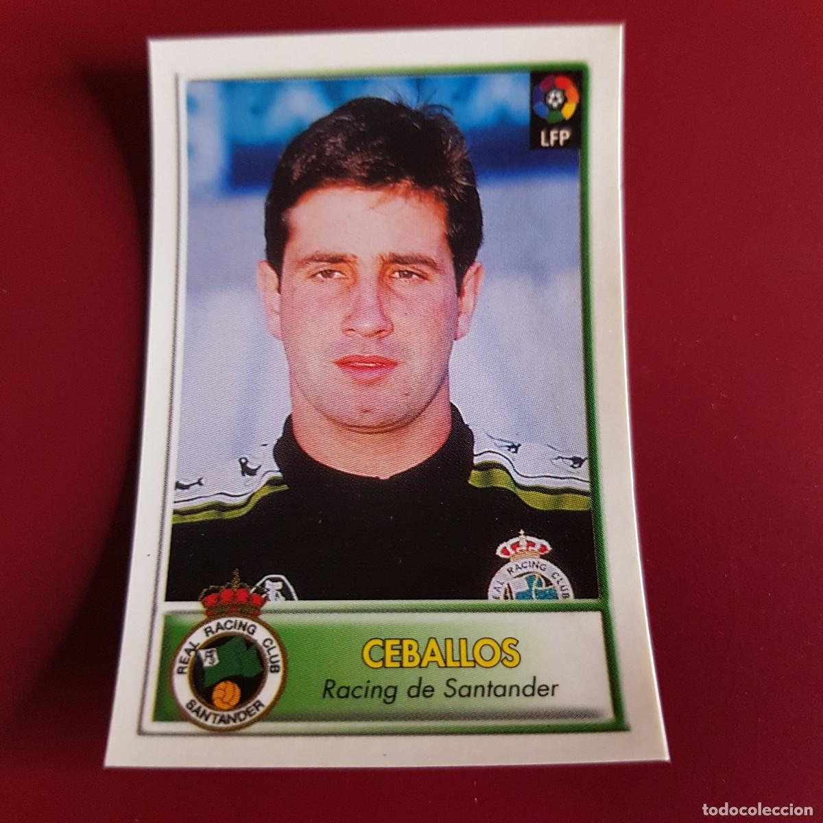 Figurine di Calcio: BOLLYCAO - FUTBOL 97 98 - 1997 1998 - SANTANDER - CEBALLOS - 144 - NUNCA PEGADO