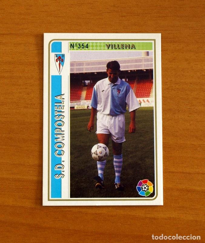 Cromos de f&uacute;tbol: Compostela -N&ordm; 354 Villena -Mundicromo Las Fichas de la Liga 1994-1995-94-95