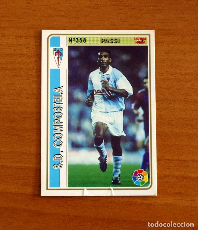 Fu&szlig;ball-Sticker: Compostela -N&ordm; 358 Passi -&Uacute;ltima Hora -Mundicromo Las Fichas de la Liga 1994-1995-94-95