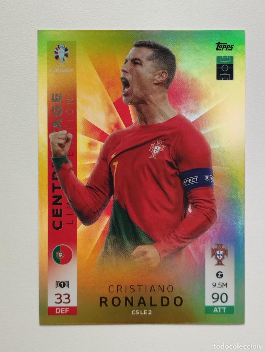 Cromos de F&uacute;tbol: CROMO CARD CS LE 2 CSLE2 CRISTIANO RONALDO PORTUGAL LIMITED EDITION EURO EUROCOPA 2024 MATCH ATTAX