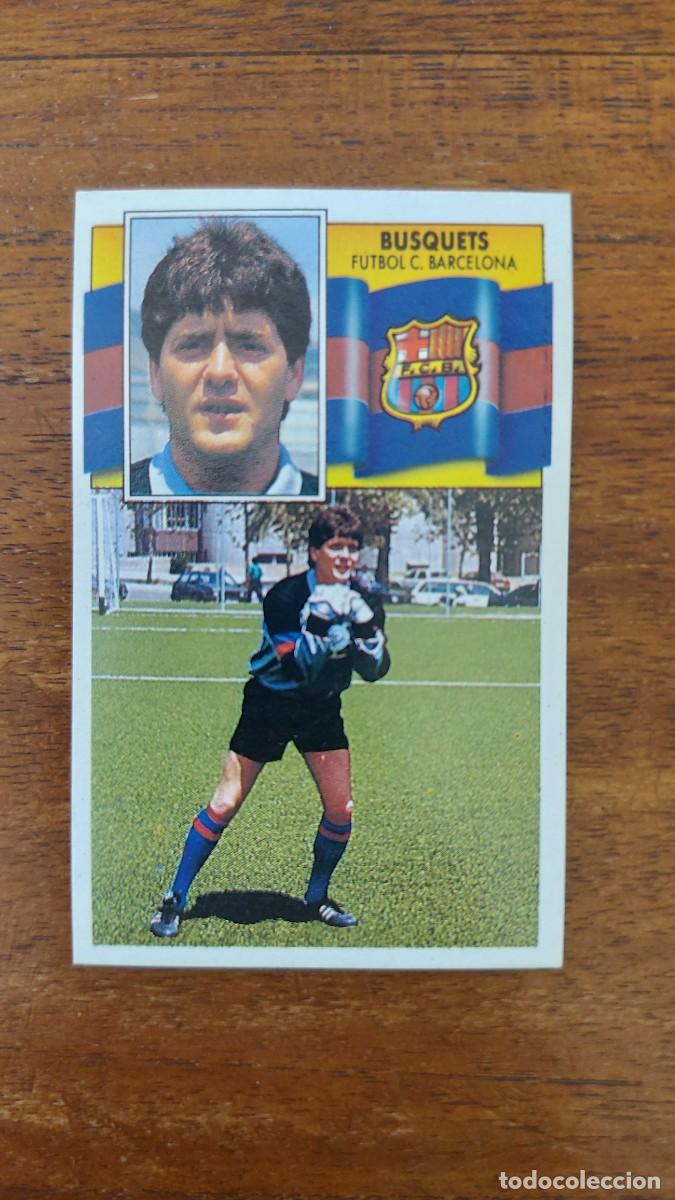 Football Stickers: Busquets ( F.C. Barcelona ) Coloca Ediciones Este Liga 90/91 1990/91 sin pegar