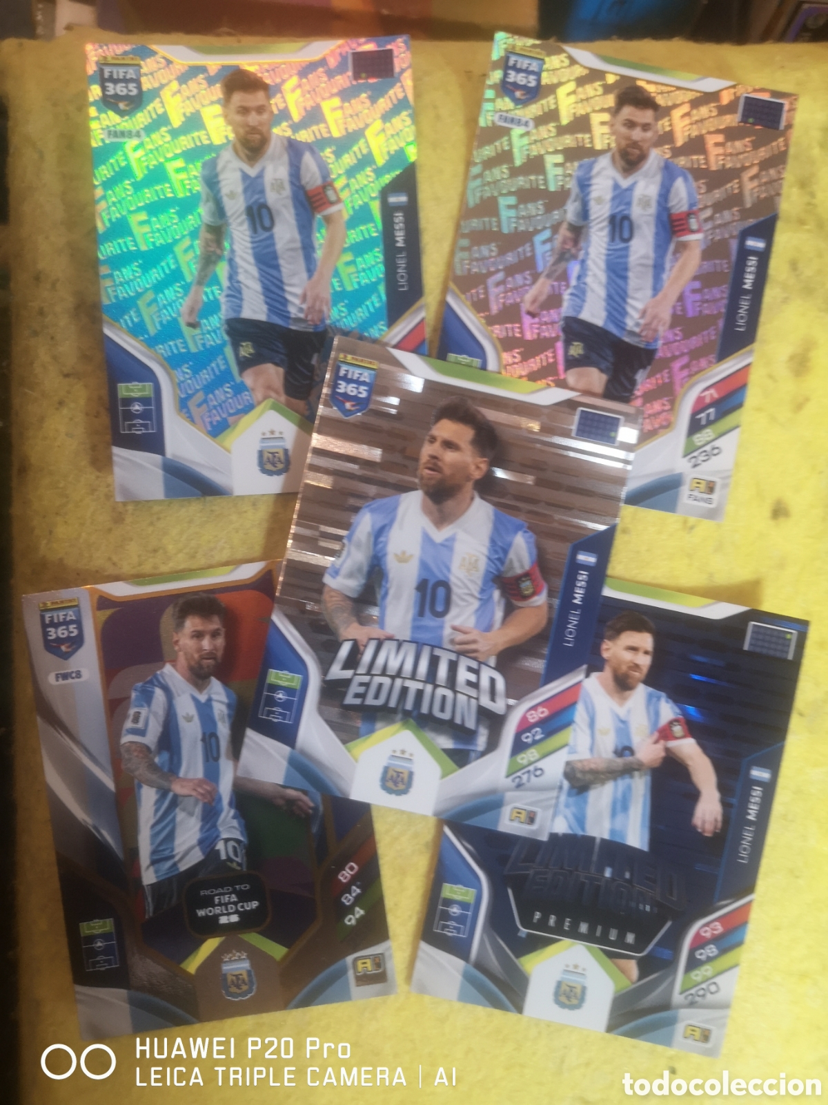 Cromos de F&uacute;tbol: MESSI - FIFA 365 - ADRENALYN 2026 - LOTE