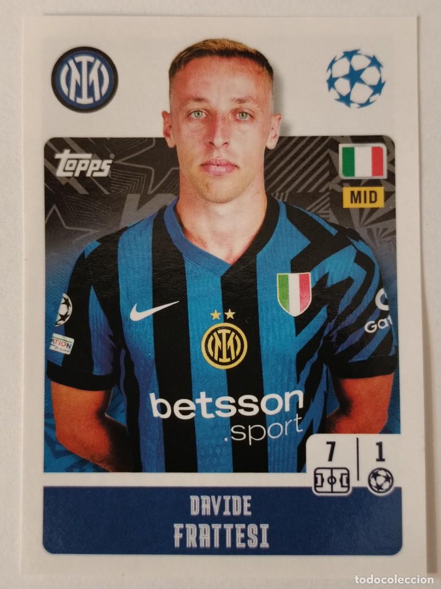 Cromos de F&uacute;tbol: #190 DAVIDE FRATESI INTER MILAN STICKERS UEFA CHAMPIONS 2024/2025 TOPPS