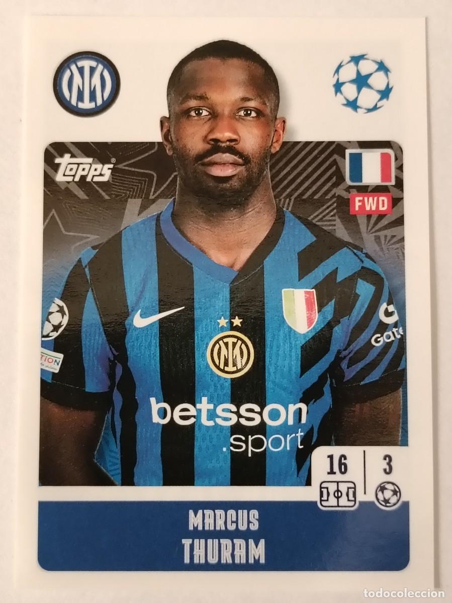 Fu&szlig;ball-Sticker: #194 MARCUS THURAM INTER MILAN STICKERS UEFA CHAMPIONS 2024/2025 TOPPS