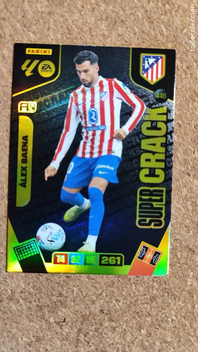 Football Stickers: ADRENALYN XL LA LIGA 25/26 SUPER CRACK ALEX BAENA AT MADRID # 446 PANINI