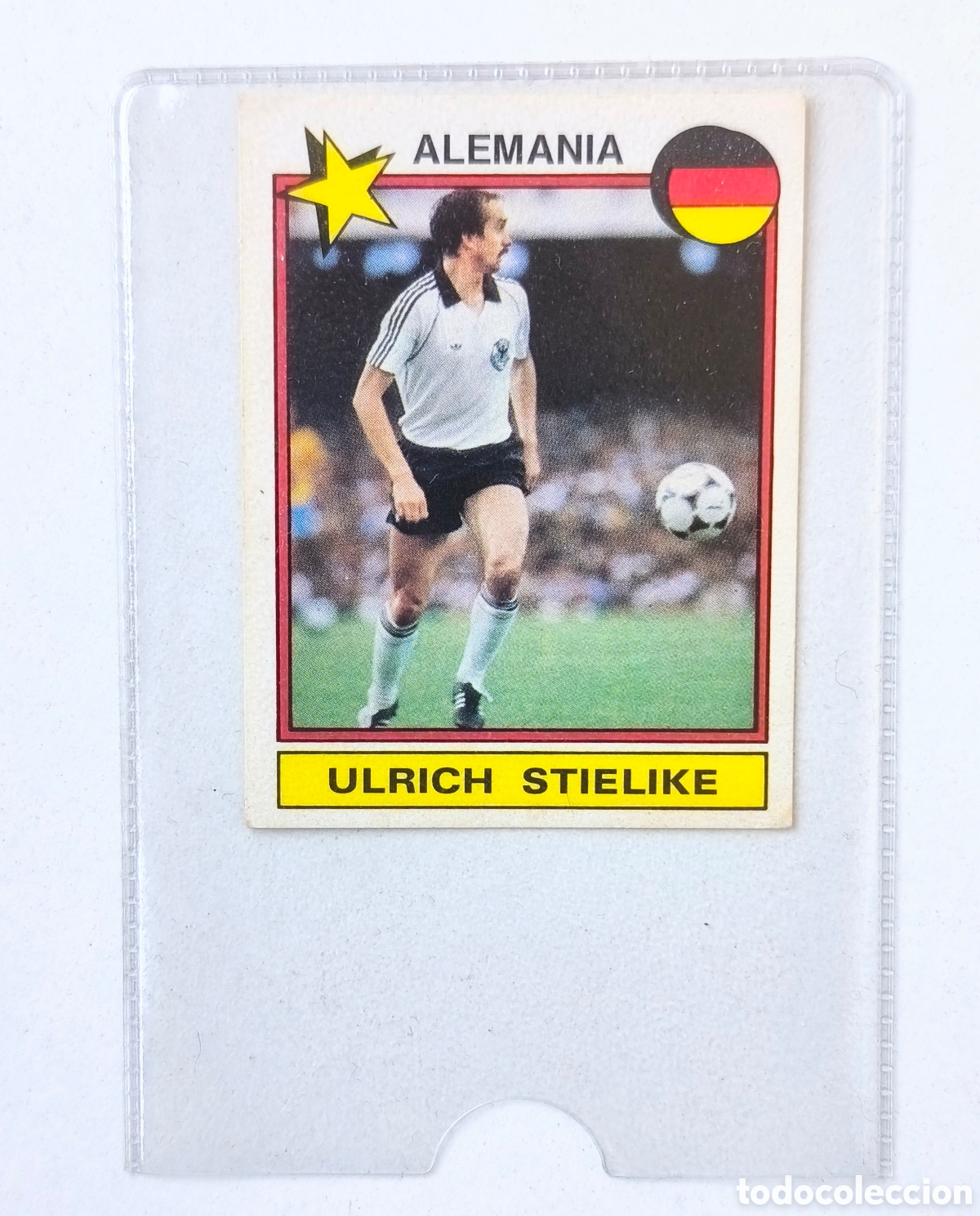 Cromos de F&uacute;tbol: ULRICH STIELIKE 377 FUTBOL 83 PANRICO ESPA&Ntilde;A 82 PANINI