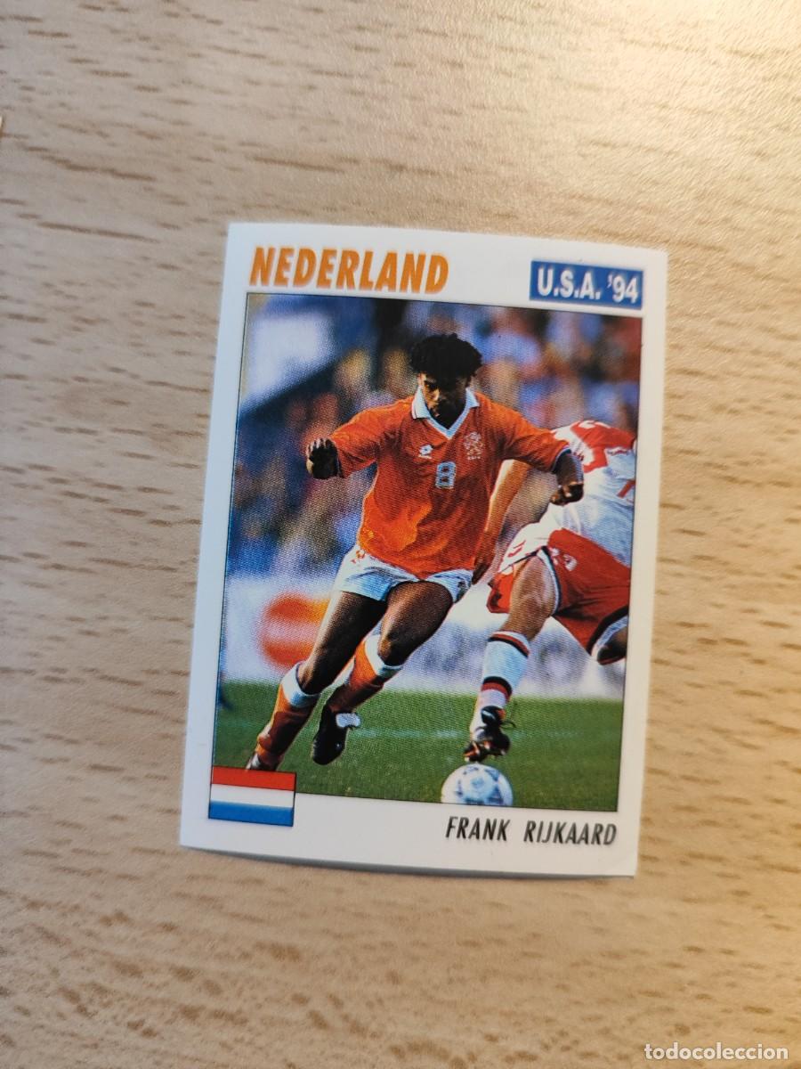 Fu&szlig;ball-Sticker: 329 SERVICE LINE MUNDIAL USA 94 FRANK RIJKAARD NEDERLAND HOLANDA 1994 WORLD CUP SL ITALY
