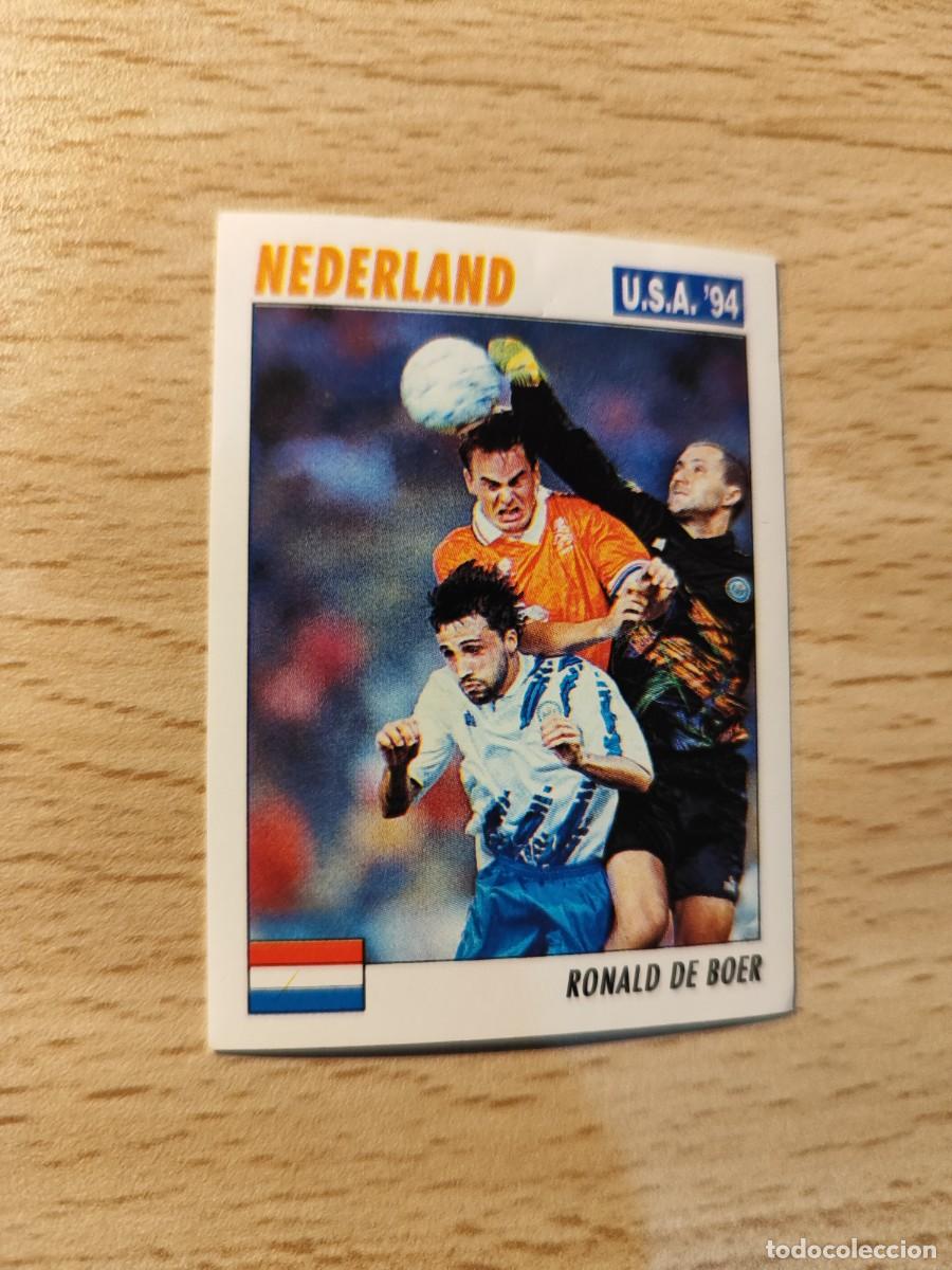 Figurine di Calcio: 335 SERVICE LINE MUNDIAL USA 94 RONALD DE BOER NEDERLAND HOLANDA 1994 WORLD CUP SL ITALY