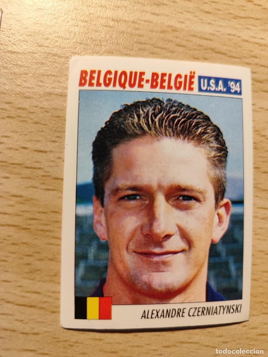 Football Stickers: 355 SERVICE LINE MUNDIAL USA 94 ALEXANDRE CZERNIATYNSKI BELGIQUE-BELGICA 1994 WORLD CUP SL ITALY