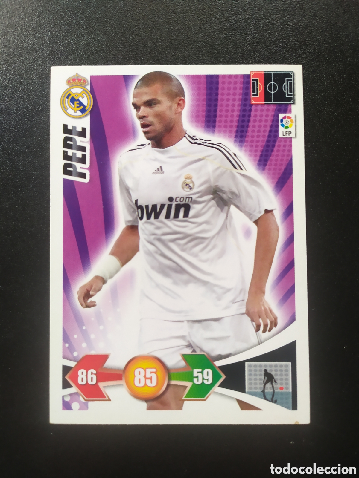 Cromos de f&uacute;tbol: Adrenalyn 2009 2010 09 10 panini Pepe Real Madrid