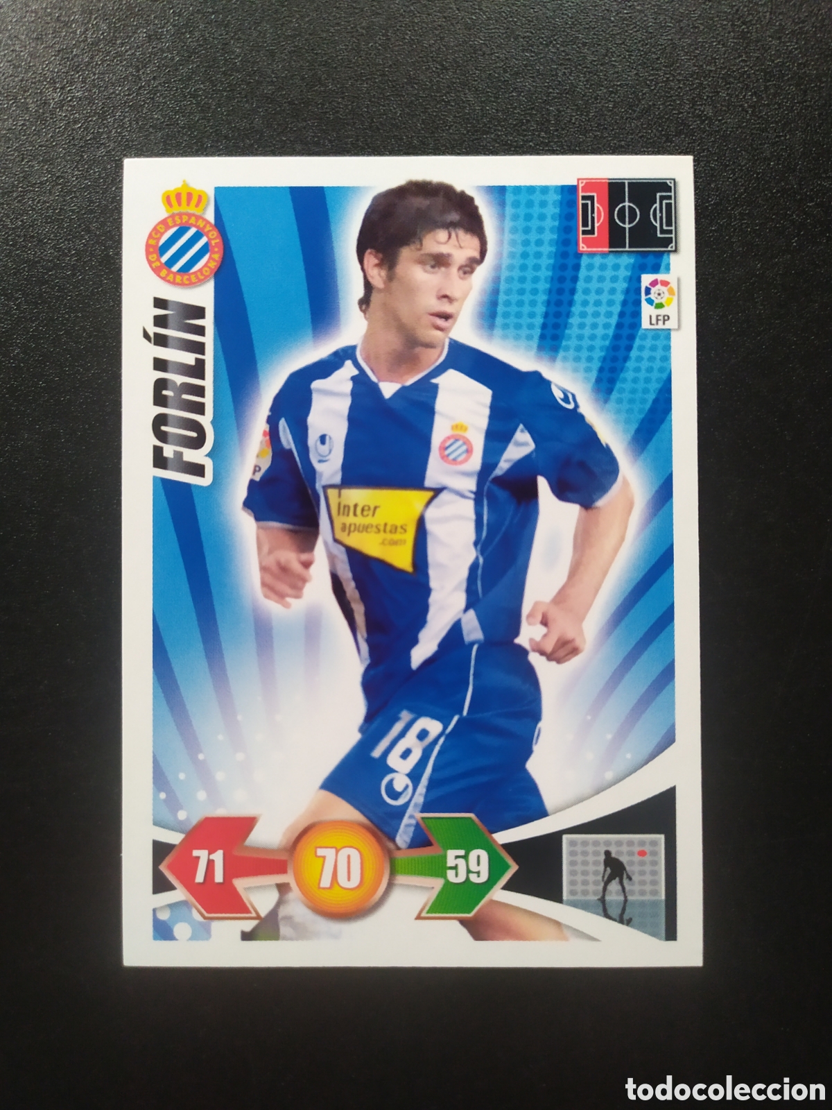 Figurine di Calcio: Adrenalyn 2009 2010 09 10 panini Forlin Espanyol