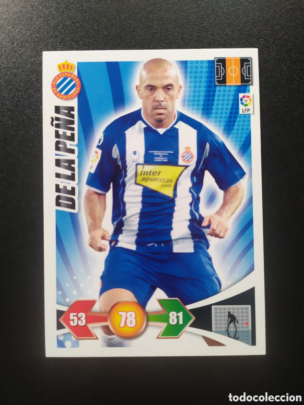 Cromos de F&uacute;tbol: Adrenalyn 2009 2010 09 10 panini De La Pe&ntilde;a Espanyol