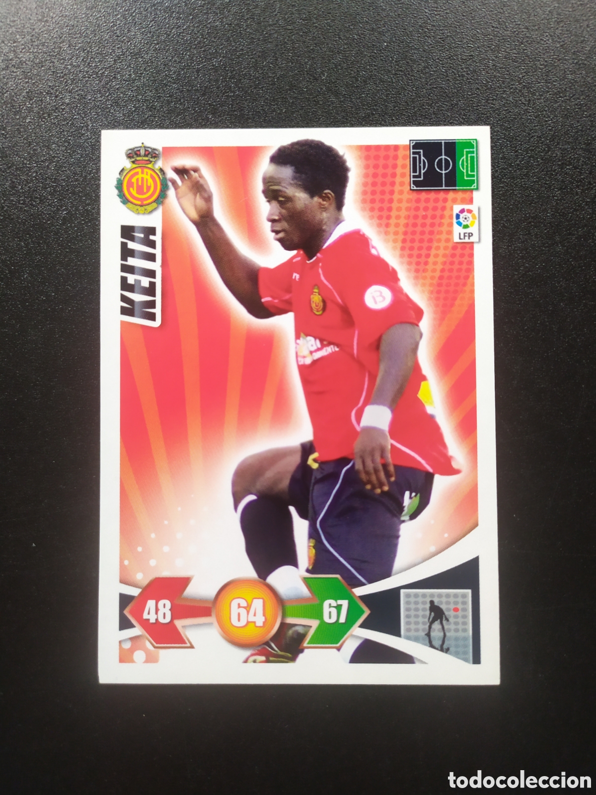Figurine di Calcio: Adrenalyn 2009 2010 09 10 panini Keita Mallorca