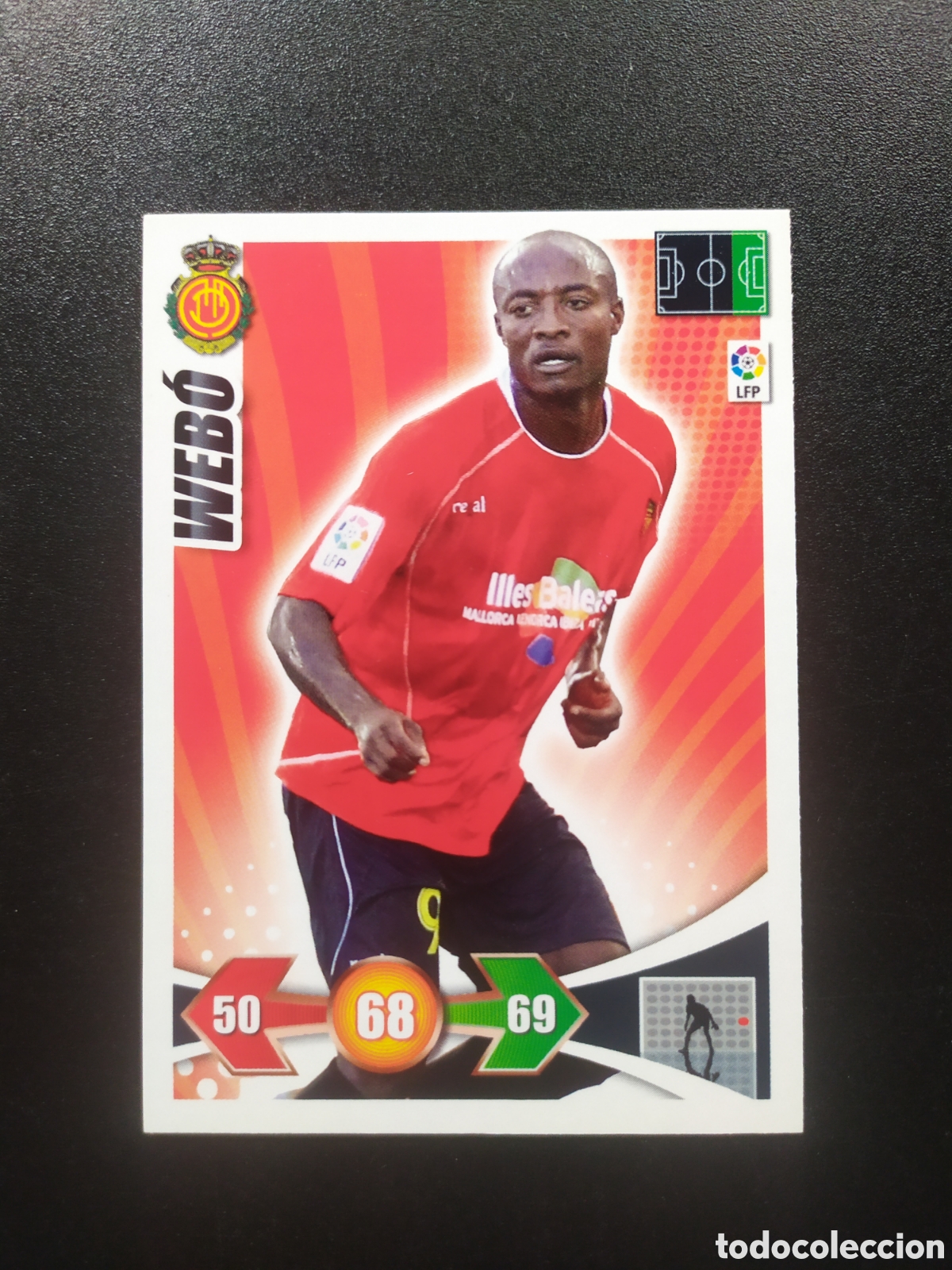 Fu&szlig;ball-Sticker: Adrenalyn 2009 2010 09 10 panini Web&oacute; Mallorca