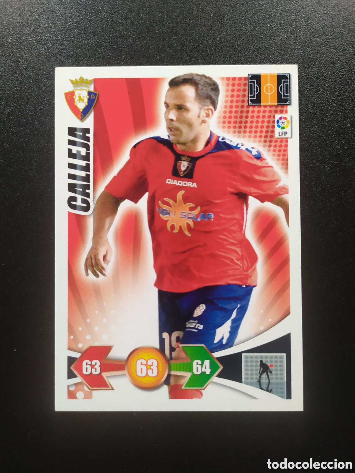 Fu&szlig;ball-Sticker: Adrenalyn 2009 2010 09 10 panini Calleja Osasuna