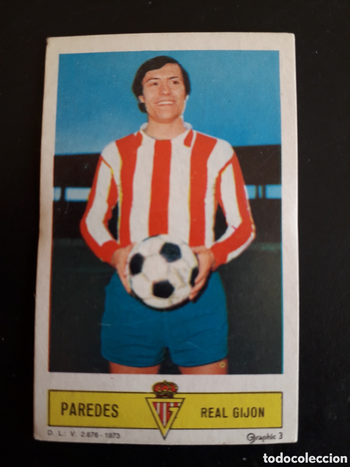 Cromos de F&uacute;tbol: PAREDES SPORTING DE GIJ&Oacute;N ED ESTE 1973 1974 73 74 SIN PEGAR. FOTOS. PEDIDO M&Iacute;NIMO 3&euro;