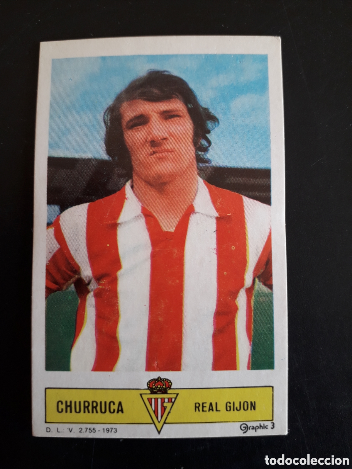 Cromos de F&uacute;tbol: CHURRUCA SPORTING DE GIJ&Oacute;N ED ESTE 1973 1974 73 74 SIN PEGAR. FOTOS. PEDIDO M&Iacute;NIMO 3&euro;