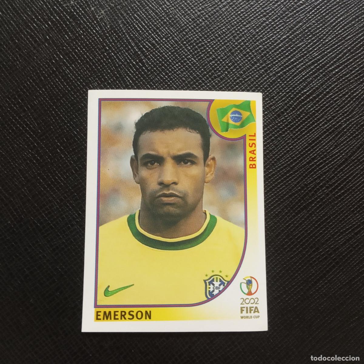 Cromos de Futebol: 180 EMERSON BRASIL PANINI 2002 MUNDIAL KOREA FUTBOL 02 CROMO - SIN PEGAR - A101 PG379