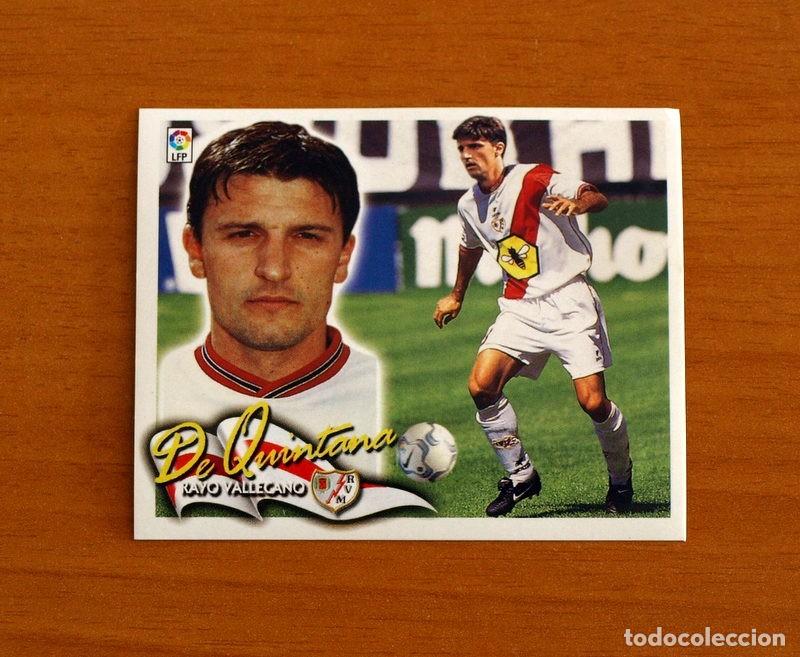Cartes &agrave; collectionner de Football: Rayo Vallecano - De Quintana - COLOCA - Ediciones Este Liga 2000-2001, 00-01 - Nunca Pegado