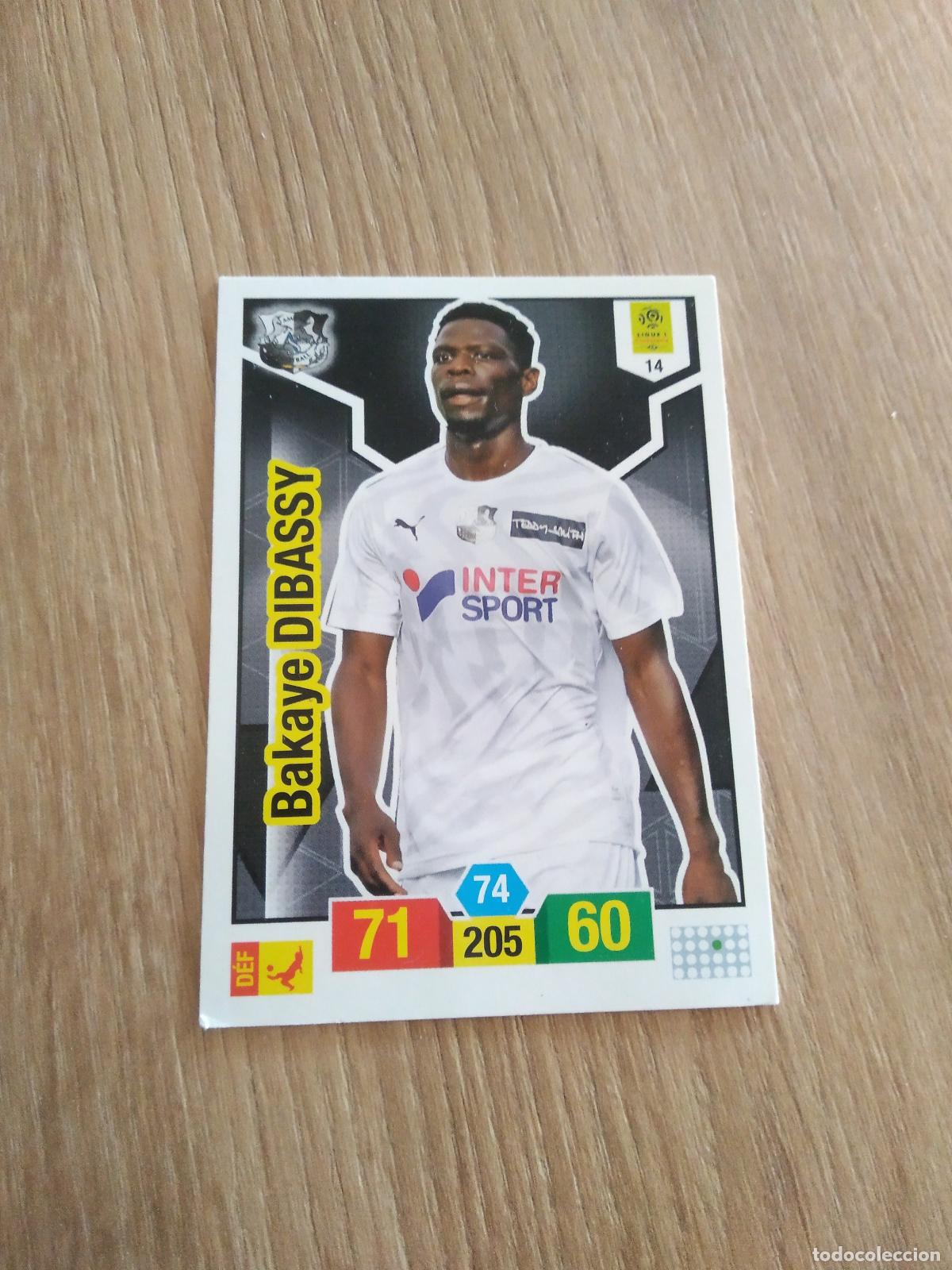 Fu&szlig;ball-Sticker: 14 BAKAYE DIBASSY AMIENS CROMO FUTBOL PANINI LIGUE 1 FOOT 19-20 FRANCIA ADRENALYN 2019-2020