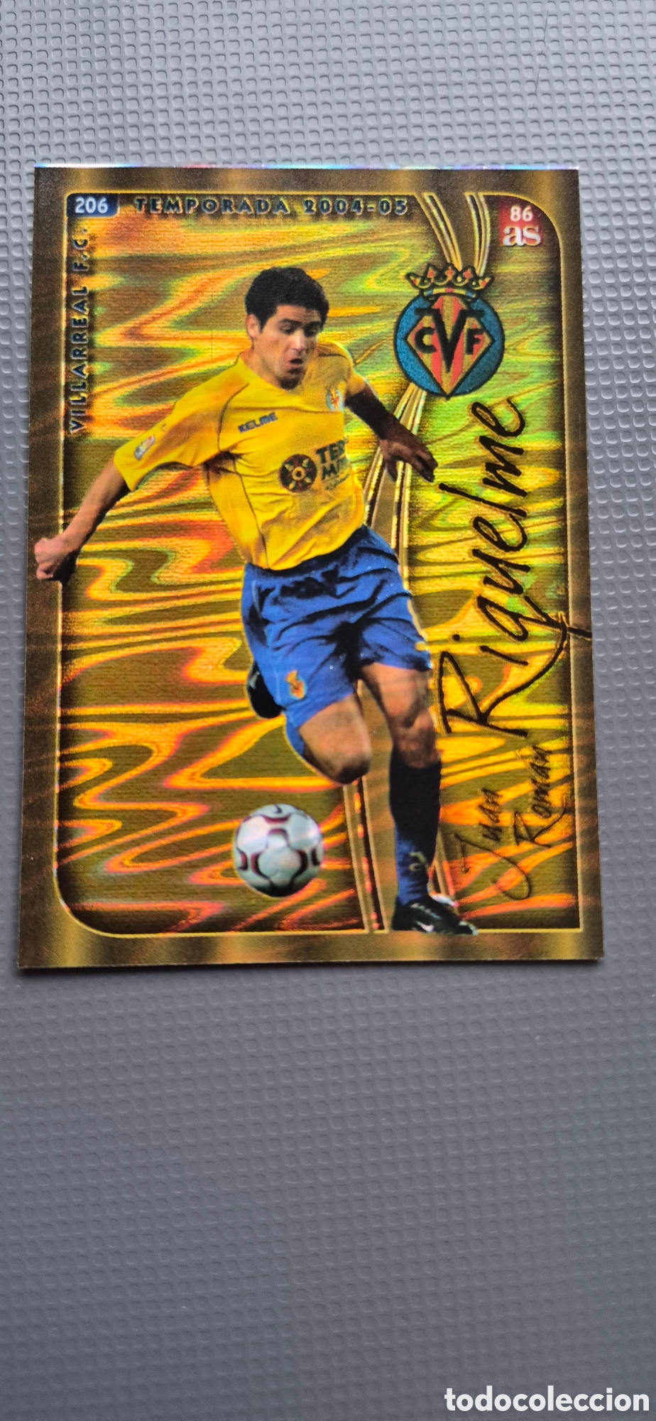 Football Stickers: MUNDICROMO RIQUELME VILLARREAL