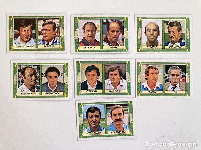 Cartes &agrave; collectionner de Football: LOTE ENTRENADORES 84-85 ESTE RECUPERADOS