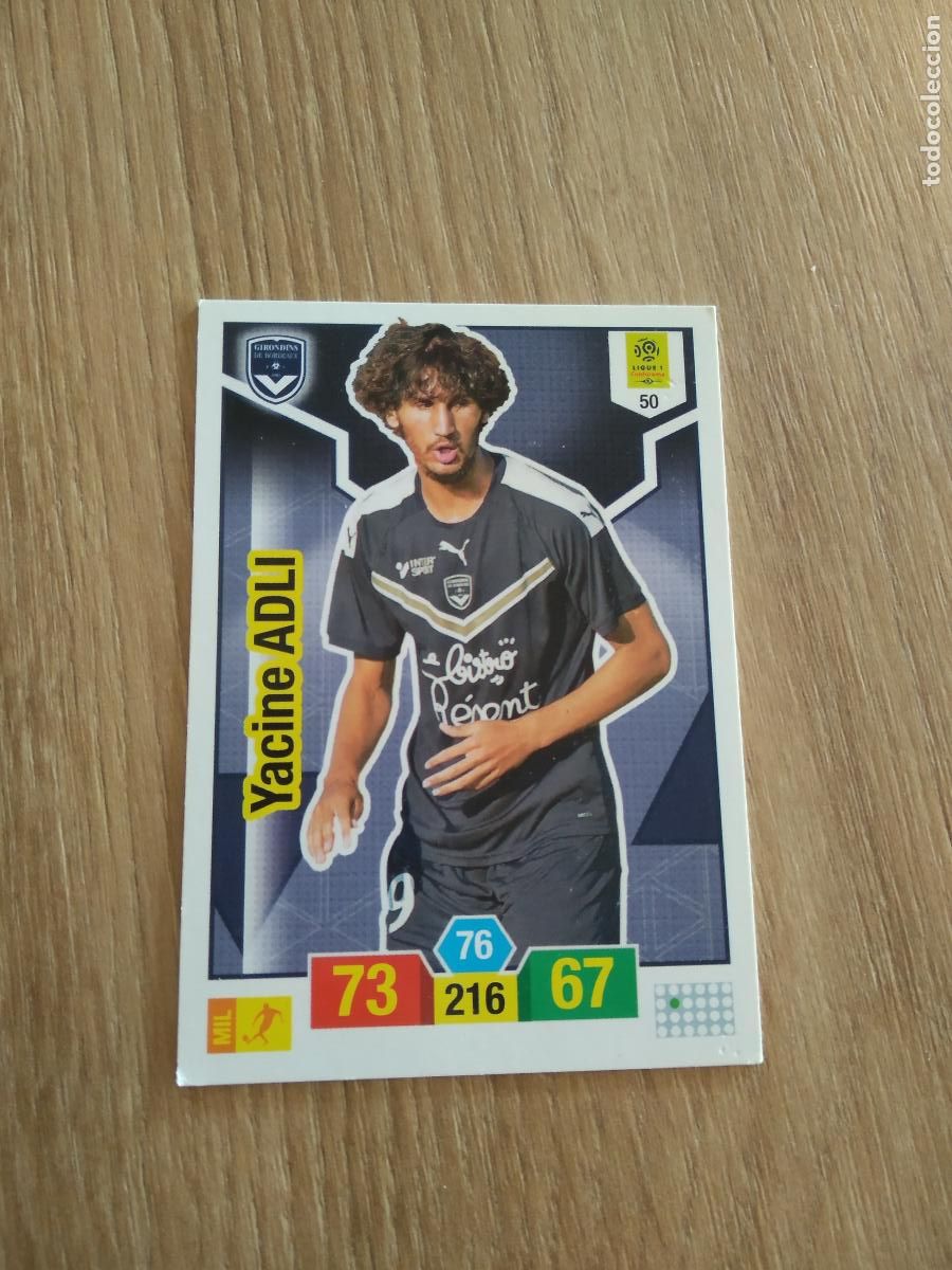 Figurine di Calcio: 50 YACINE ADLI GIRONDINS BORDEAUX CROMO FUTBOL PANINI LIGUE 1 FOOT 19-20 FRANCIA ADRENALYN 2019-2020