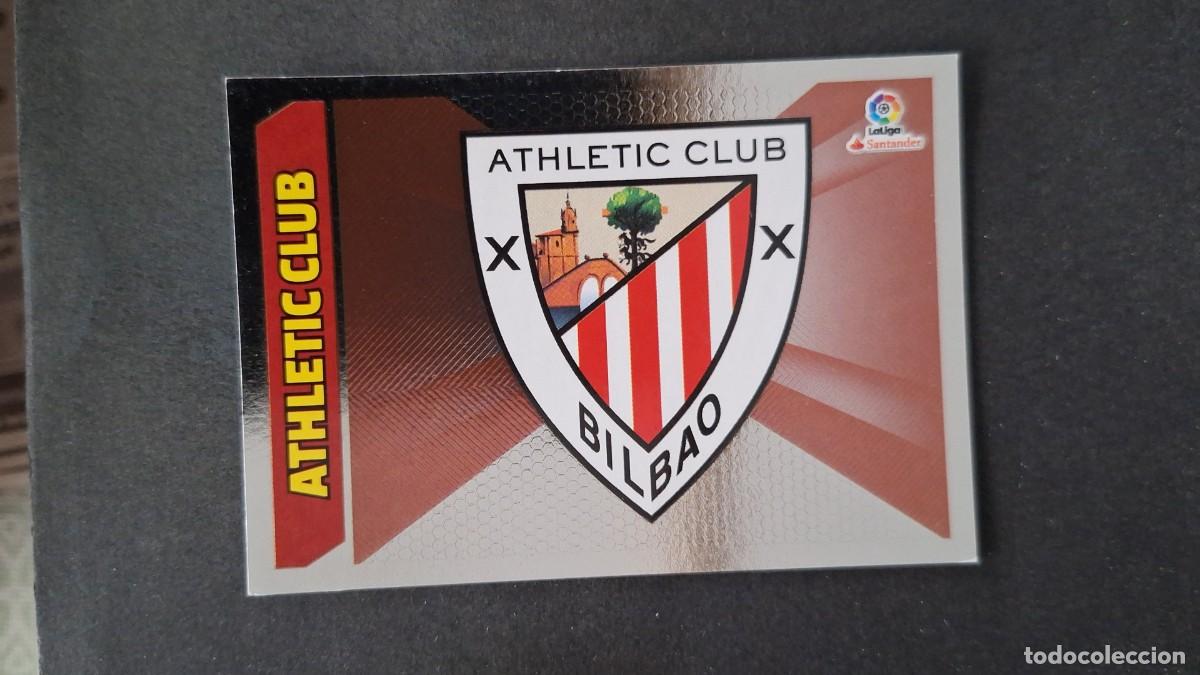 Figurine di Calcio: ESCUDO ATHLETIC DE BILBAO LIGA ESTE 2017/2018 17 18 NUNCA PEGADO SIN PEGAR