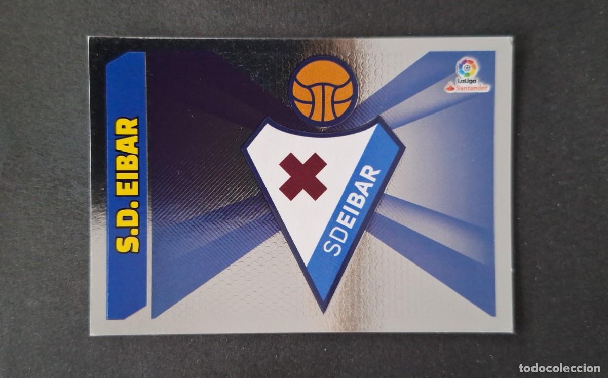 Fu&szlig;ball-Sticker: ESCUDO S. D. EIBAR LIGA ESTE 2017/2018 17 18 NUNCA PEGADO SIN PEGAR