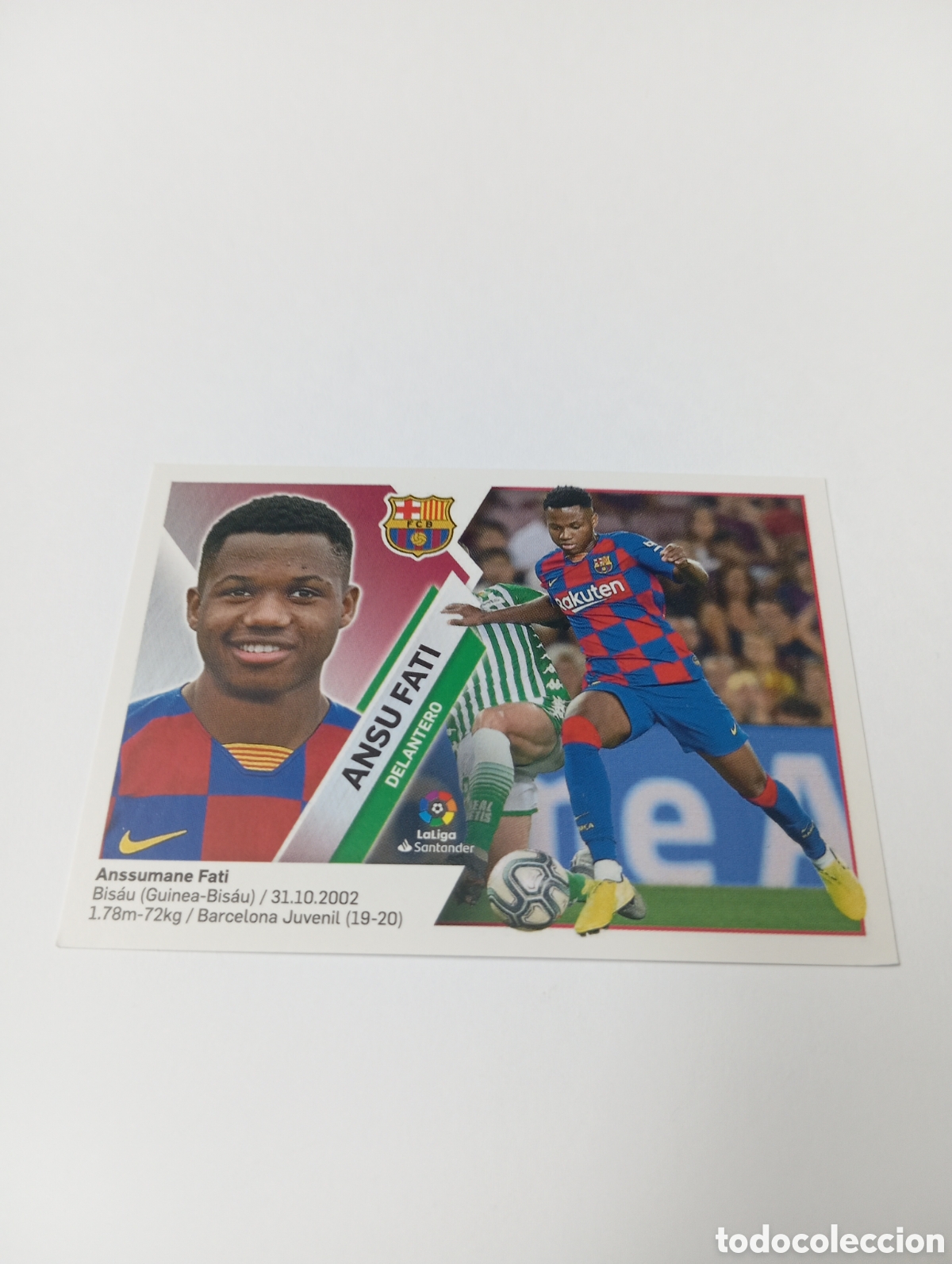 Figurine di Calcio: Ansu Fati 13 BIS Barcelona LIGA ESTE 19-20 Panini 2019 2020