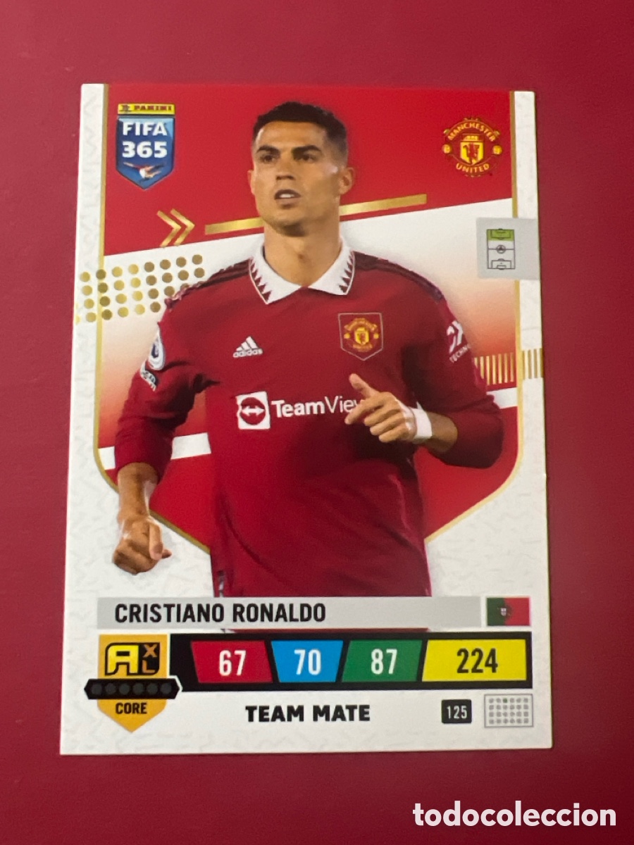 Cromos de F&uacute;tbol: C282. 125 CRISTIANO RONALDO ADRENALYN FIFA 365 2023