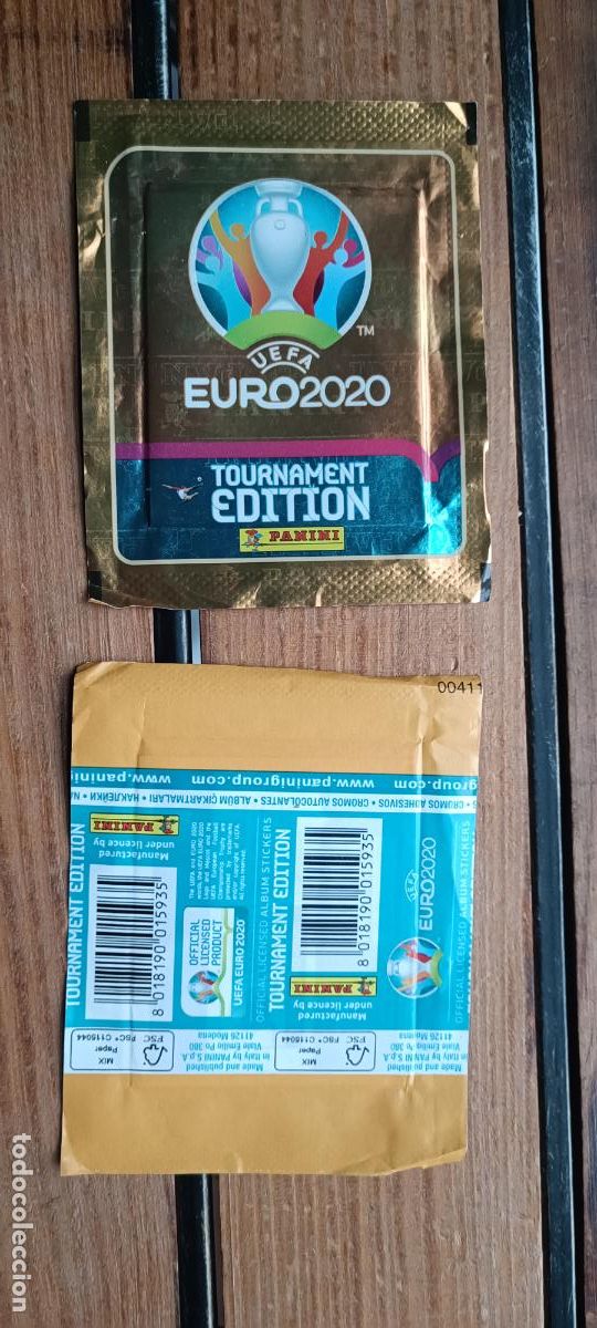 Cartes &agrave; collectionner de Football: 1 SOBRE DE CROMOS NUEVO SIN ABRIR F&Uacute;TBOL UEFA EURO 2020 PANINI TOURNAMENT EDITION EUROCOPA