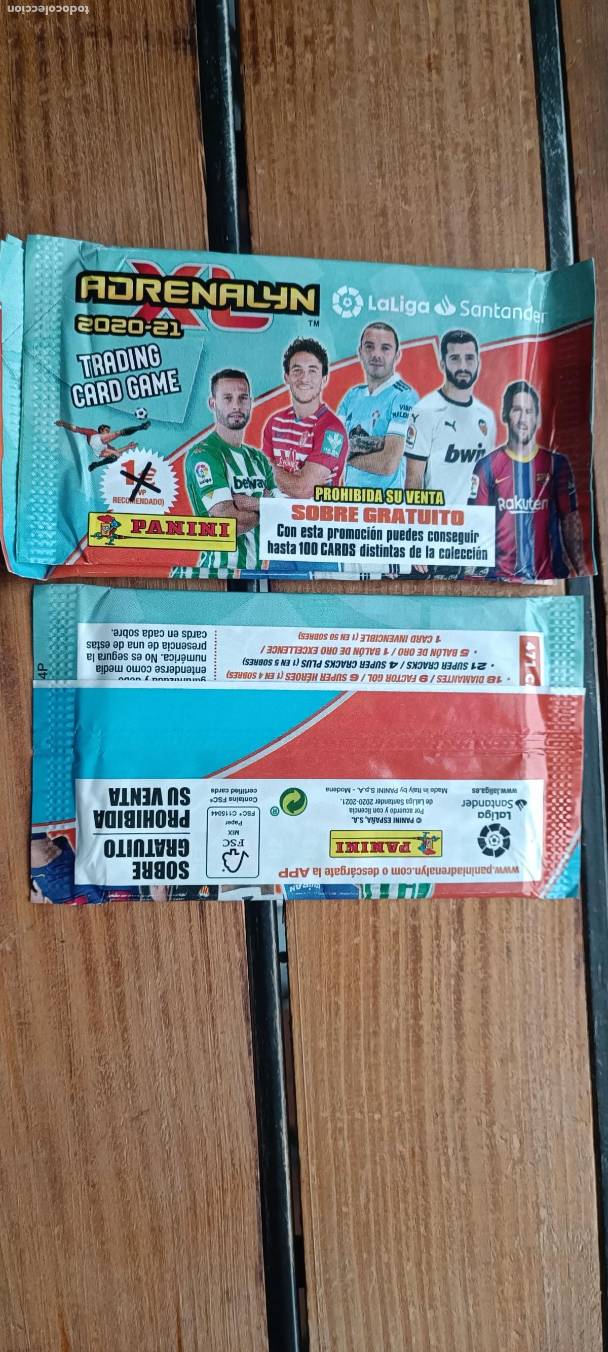 Cartes &agrave; collectionner de Football: SOBRE GRATUITO SIN ABRIR ADRENALYN XL 2020 2021 20 21 PANINI --MESSI