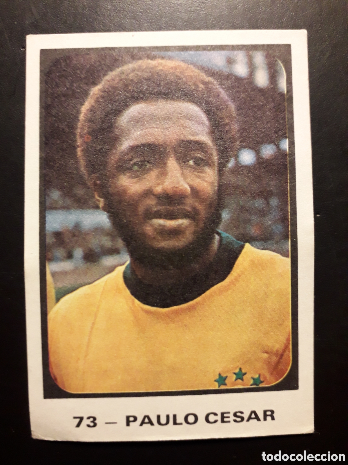 Cromos de F&uacute;tbol: PAULO C&Eacute;SAR BRASIL N&deg; 73 F&Uacute;TBOL MUNICH 1974 74 RUIZ ROMERO SIN PEGAR PEDIDO M&Iacute;NIMO 3&euro;
