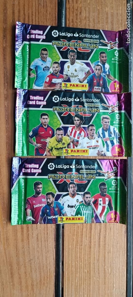 Cartes &agrave; collectionner de Football: 3 SOBRES DIFERENTES SIN ABRIR ADRENALYN XL 2019 2020 19 20 PANINI