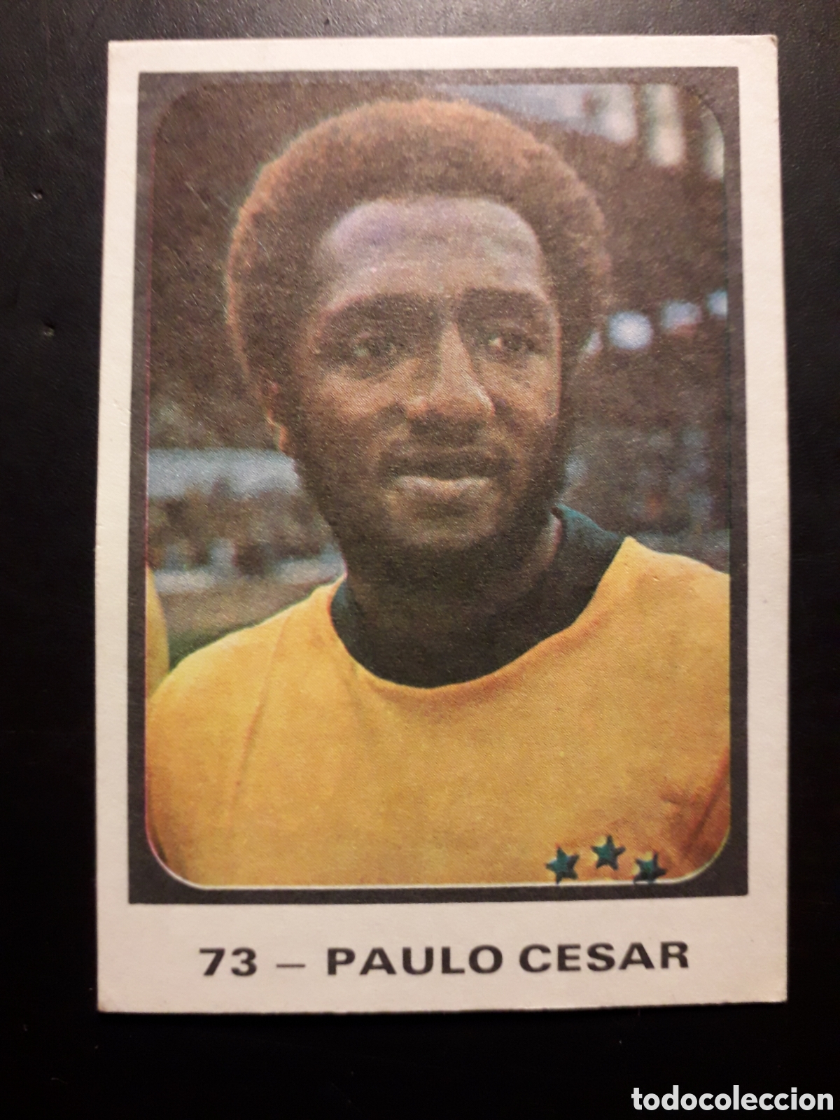 Cromos de F&uacute;tbol: PAULO C&Eacute;SAR BRASIL N&deg; 73 F&Uacute;TBOL MUNICH 1974 74 RUIZ ROMERO SIN PEGAR PEDIDO M&Iacute;NIMO 3&euro;