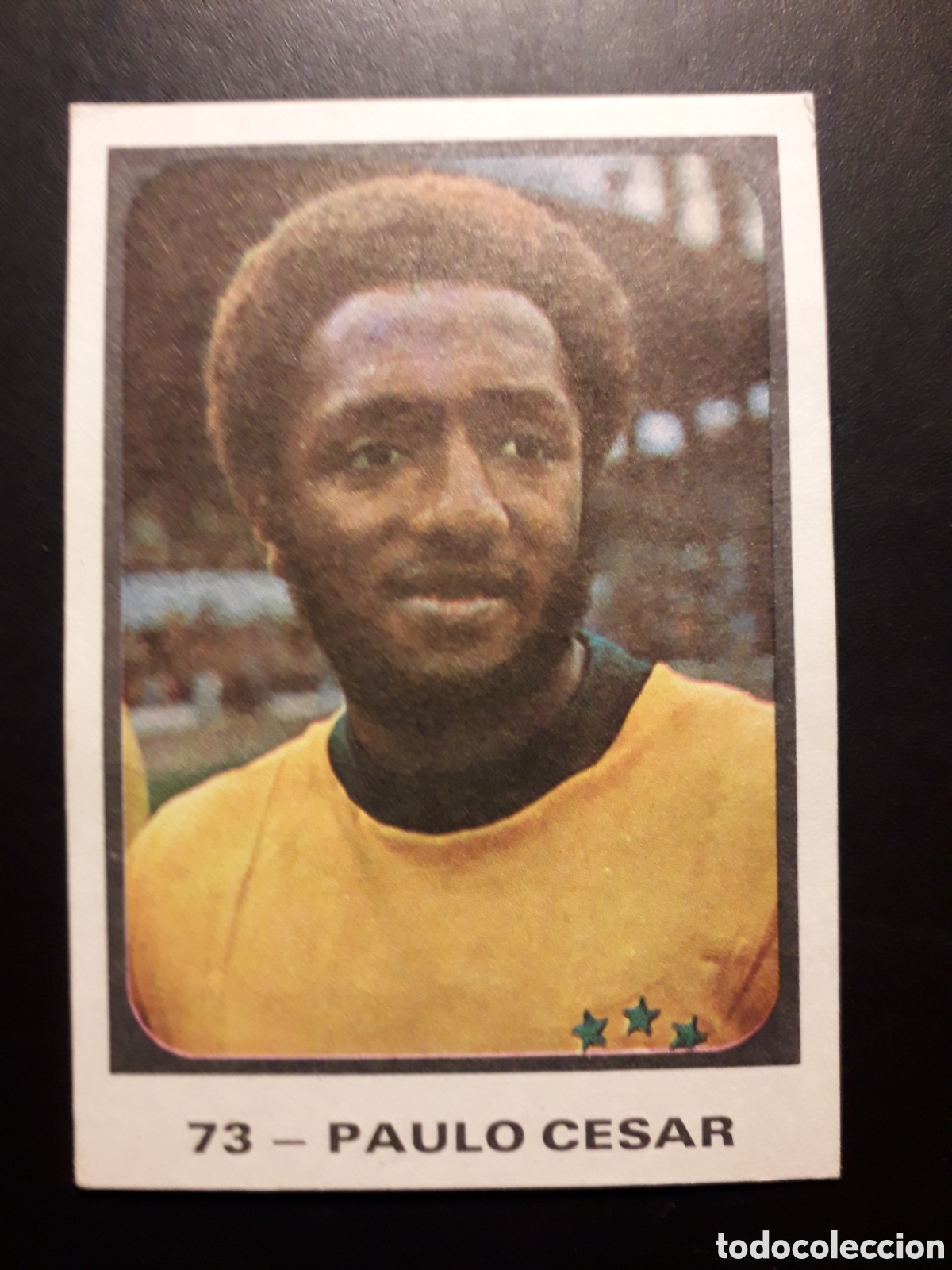 Cromos de F&uacute;tbol: PAULO C&Eacute;SAR BRASIL N&deg; 73 F&Uacute;TBOL MUNICH 1974 74 RUIZ ROMERO SIN PEGAR PEDIDO M&Iacute;NIMO 3&euro;