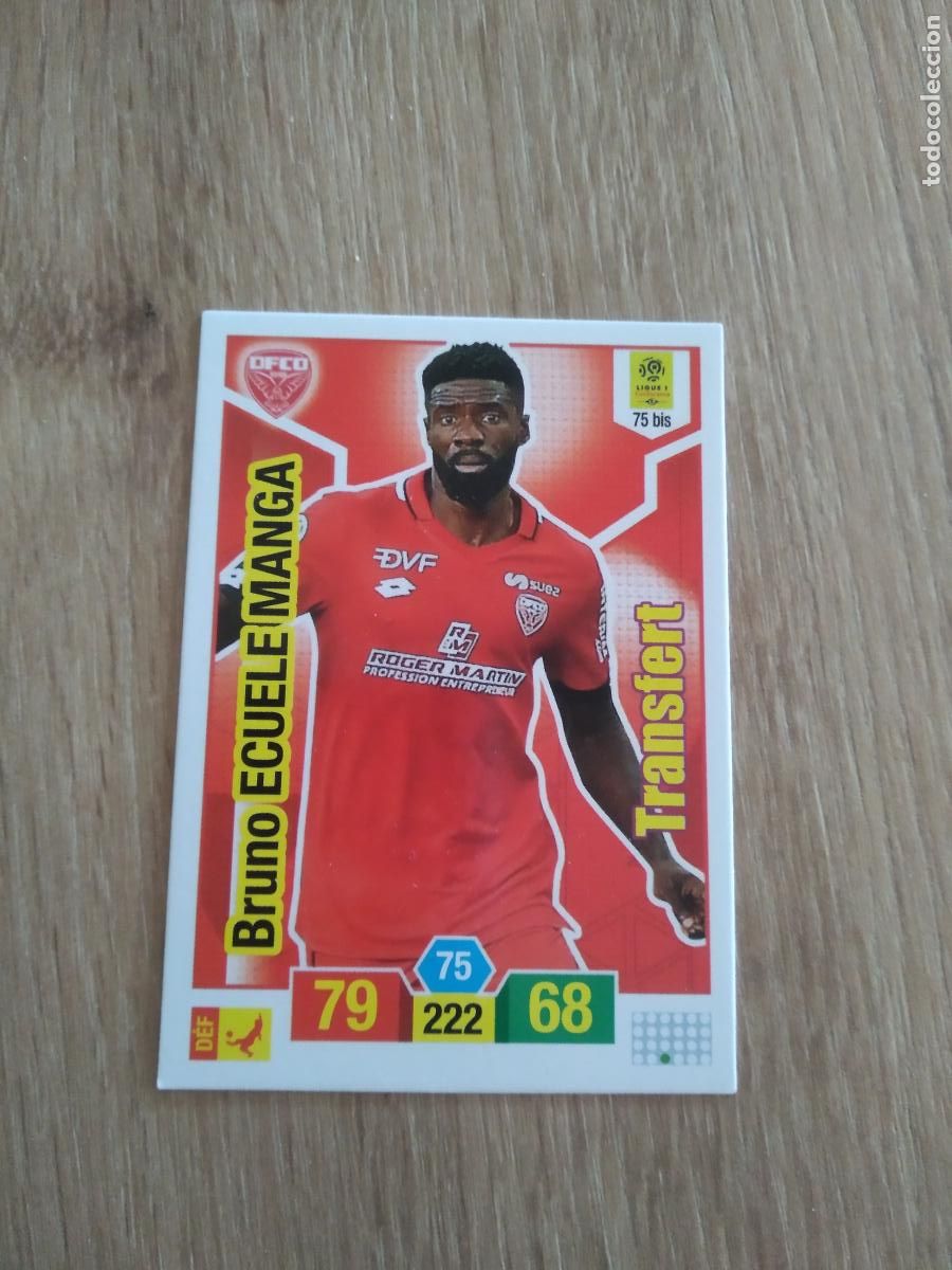 Fu&szlig;ball-Sticker: 75 BIS ECUELE MANGA DIJON CROMO FUTBOL PANINI LIGUE 1 FOOT 19-20 FRANCIA ADRENALYN 2019-2020