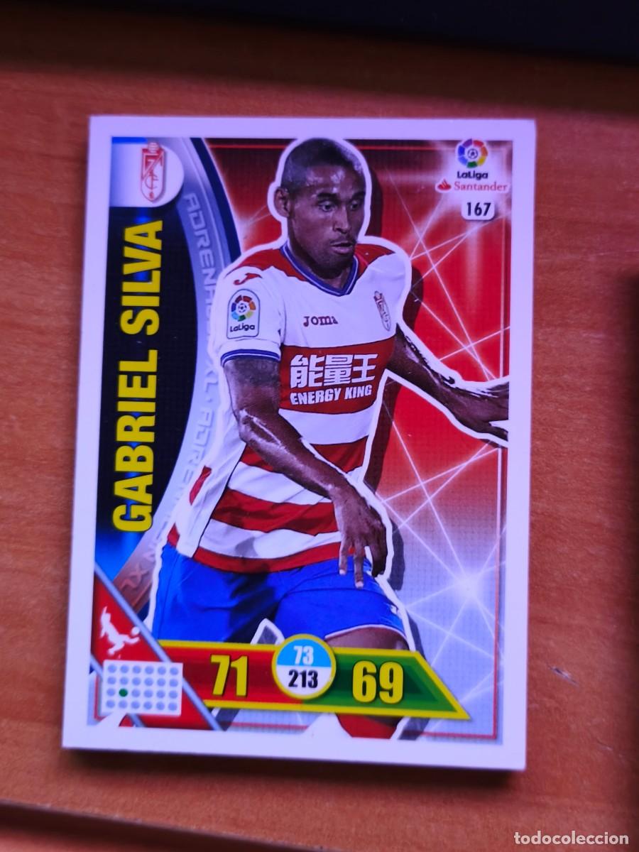 Fu&szlig;ball-Sticker: gabriel silva, adrenalyn 2016 17