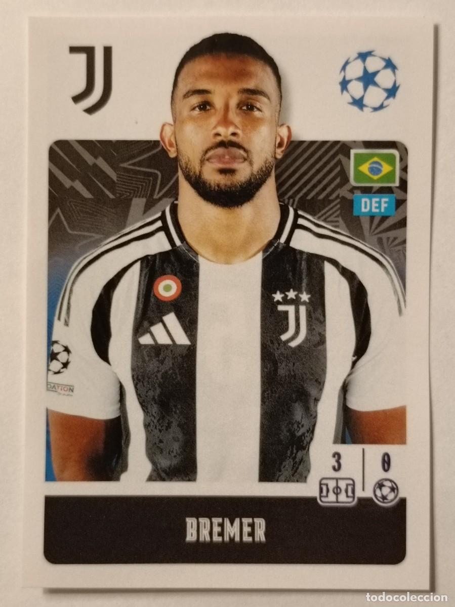 Figurine di Calcio: #250 BREMER JUVENTUS F.C. STICKERS UEFA CHAMPIONS 2024/2025 TOPPS