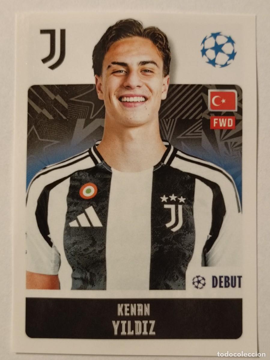 Cromos de f&uacute;tbol: #258 KENAN YILDIZ JUVENTUS F.C. STICKERS UEFA CHAMPIONS 2024/2025 TOPPS